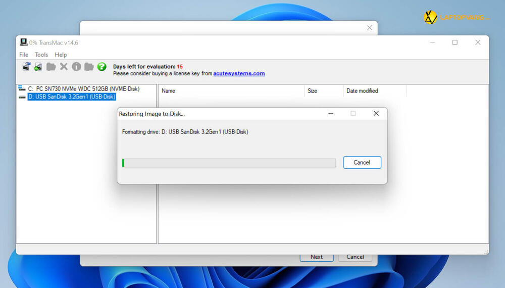 hướng dẫn tạo usb cài mac os trên windows