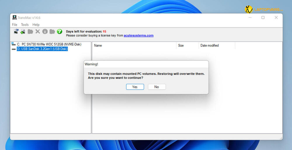 chạy mac os trên windows